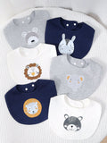 ผ้ากันเปื้อนเด็ก 1 ชุด 6 ชิ้น 👶🧸